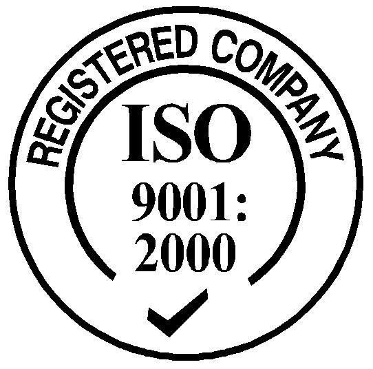 ISO 9001 registered company mark